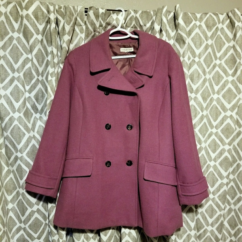 Coldwater Creek Pink Peacoat